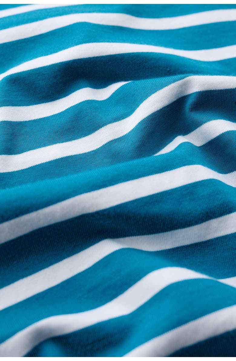 Seasalt Cornwall Sailor Stripe Organic Cotton T-Shirt, Alternate, color, Breton Waterscape