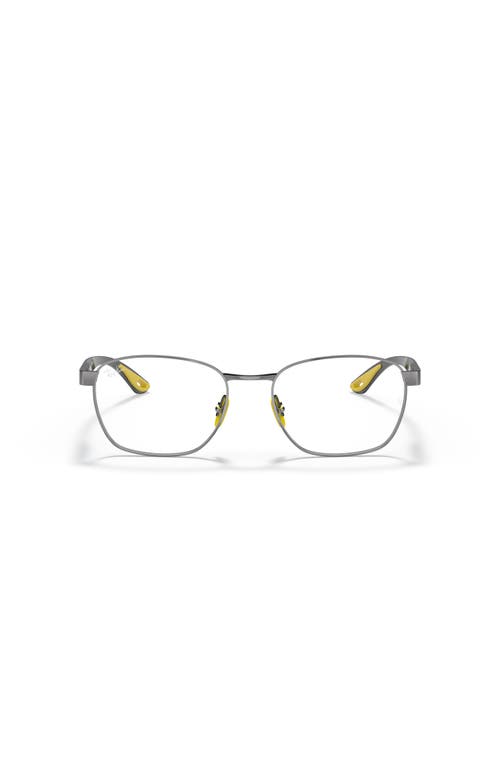 Ray Ban Ray-ban 54mm Rectangle Optical Glasses In Black