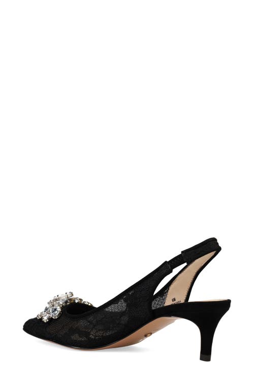 Pelle Moda Adenn Kitten Heel Slingback Pump In Black