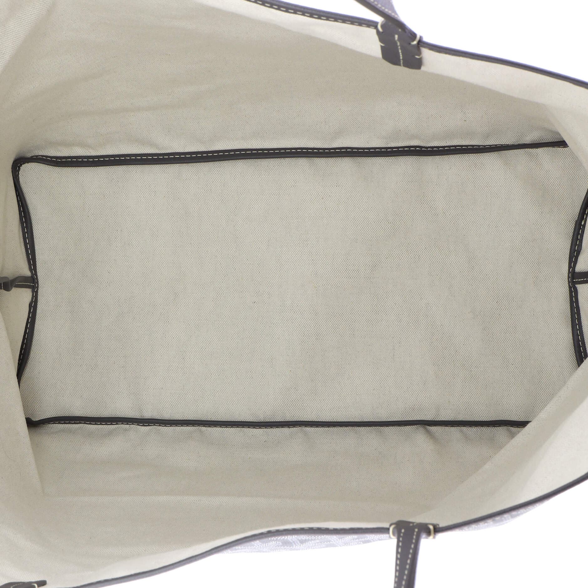 Pre-Owned Goyard Saint Louis Tote Printed Coated Canvas GM, Alternate, color, 