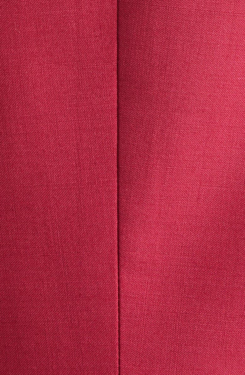 McQueen Single Breasted Wool & Mohair Jacket, Alternate, color, Raspberry
