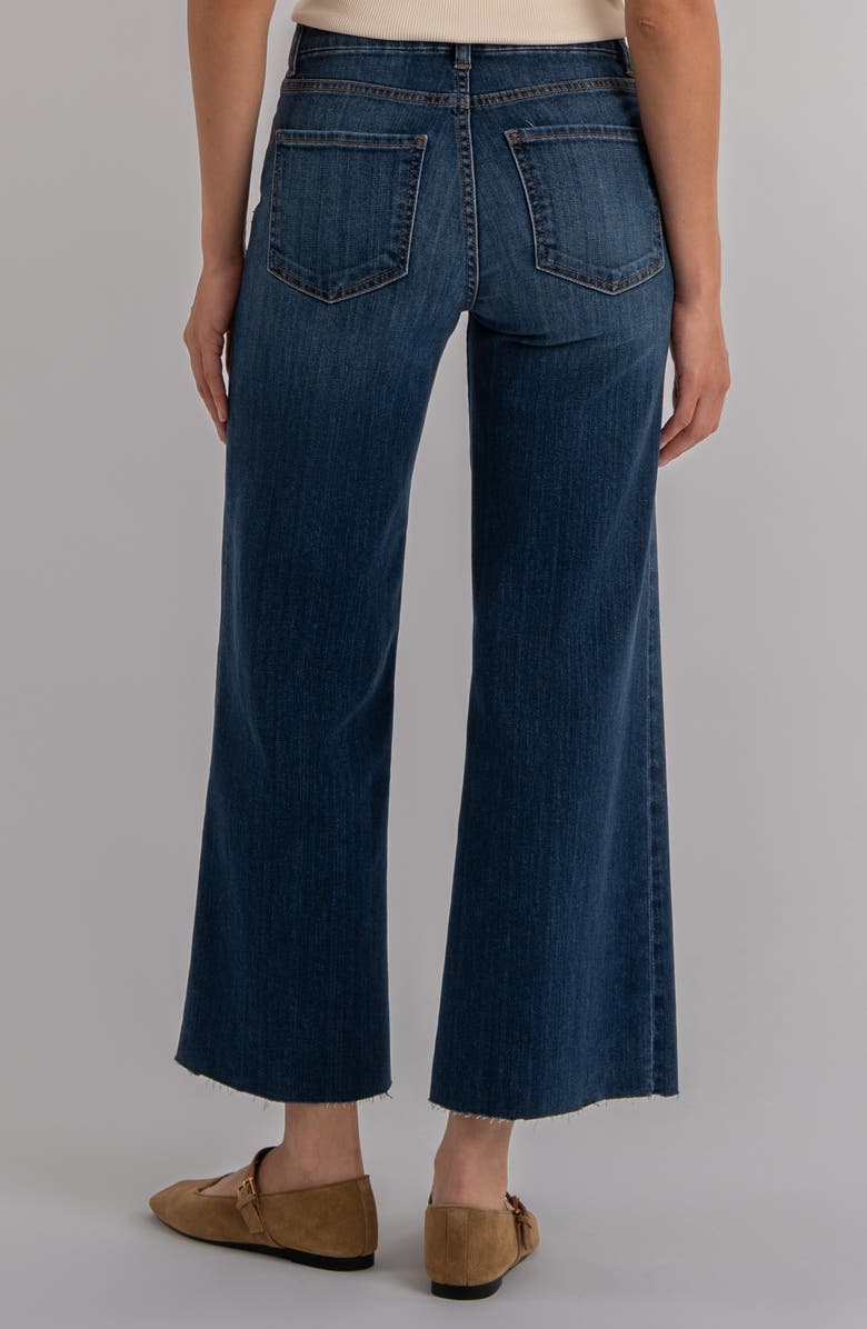 KUT from the Kloth Meg High Waist Ankle Wide Leg Jeans, Alternate, color, Poise