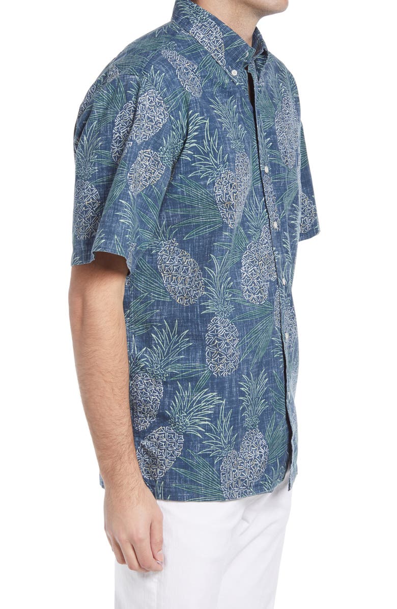 Reyn Spooner Hawaii Gold Regular Fit Short Sleeve Button-Down Shirt, Alternate, color, 