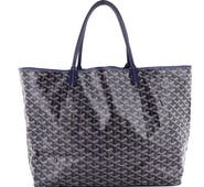 Pre-Owned Goyard Saint Louis Tote Coated Canvas GM