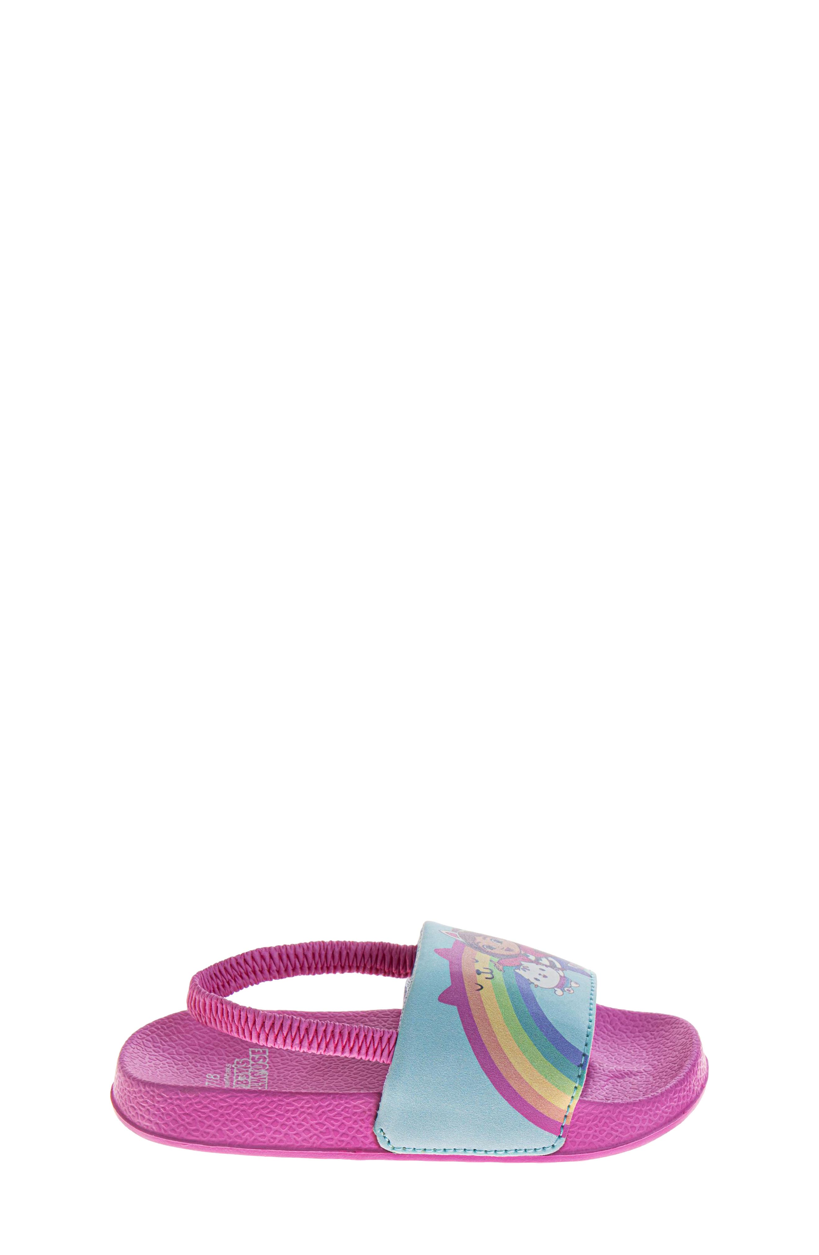 JOSMO Kids' Gabby's Dollhouse Purrfect Slide Sandal, Alternate, color, 