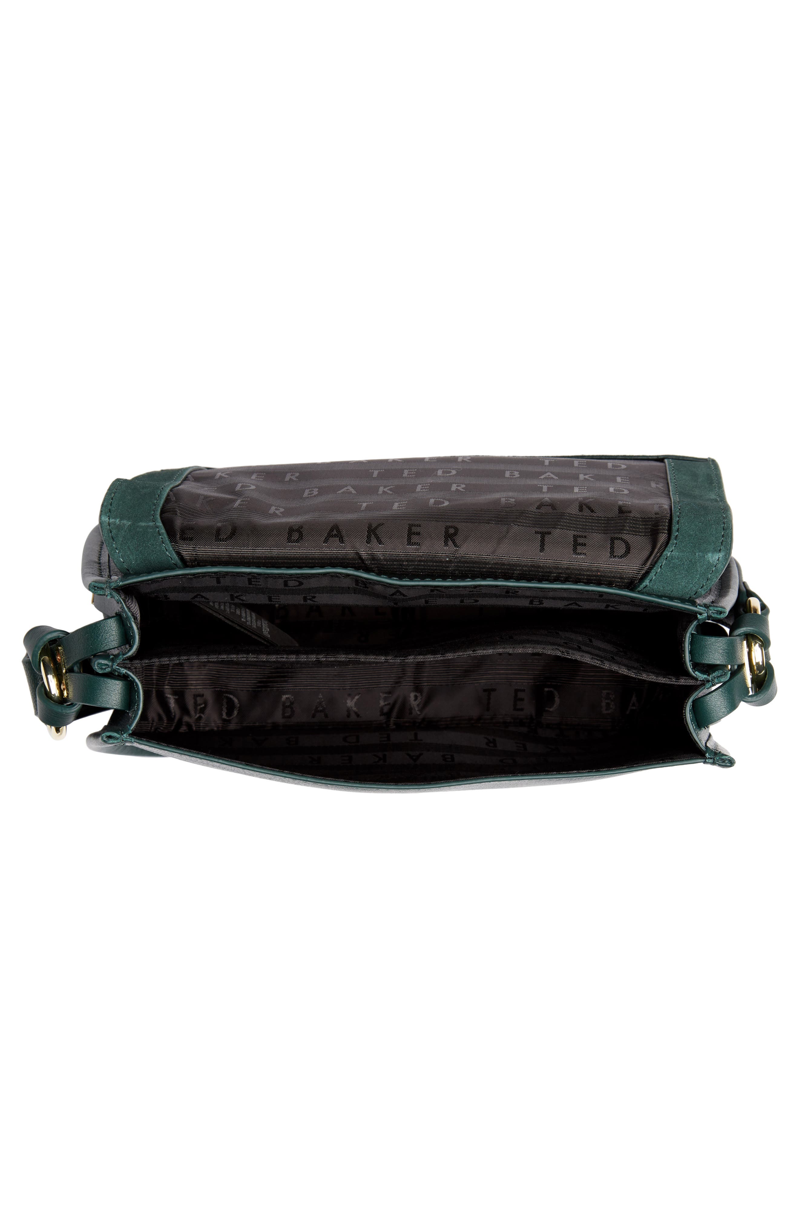 Harrlee Long Tassel Saddle Shoulder Bag, Alternate, color, DARK GREEN