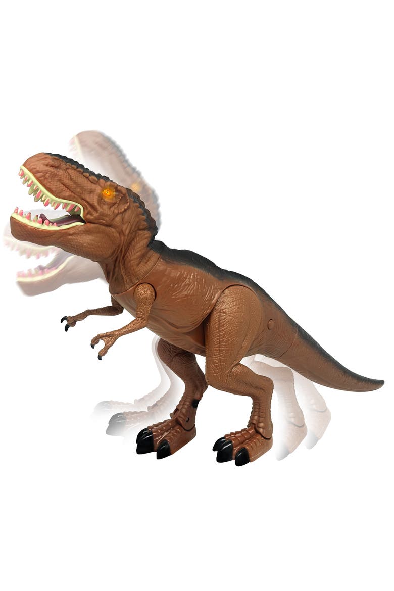 Mighty Megasaur, Walking Megasaur, Brown Realistic Dinosaur Toy, 3+, Alternate, color, Multicolored