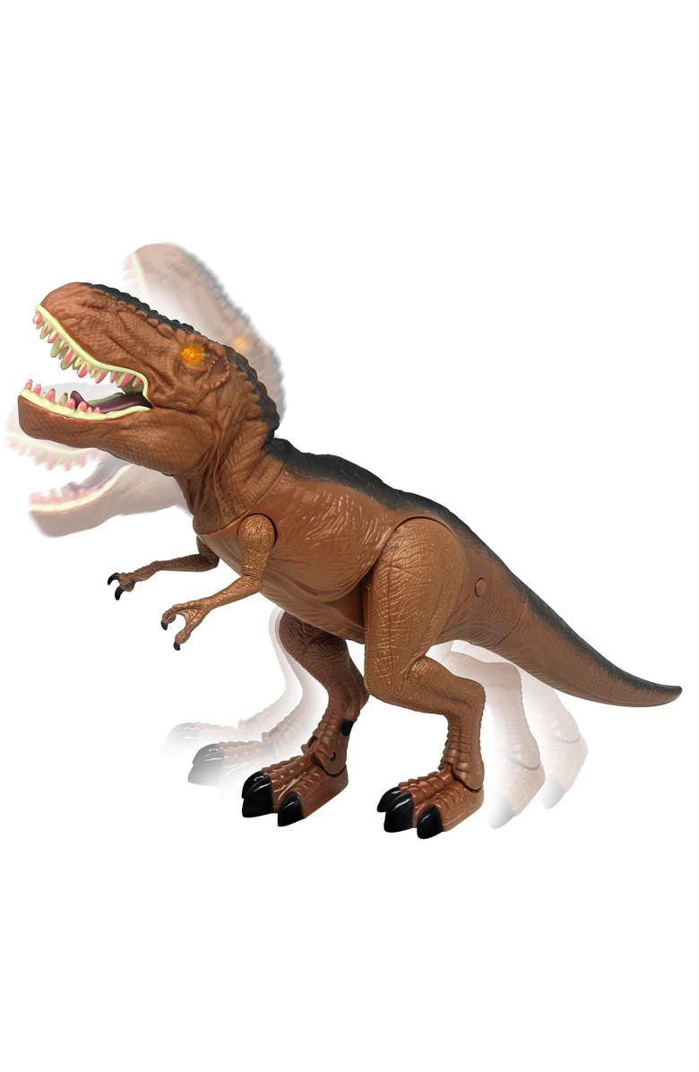 Dragon-i Mighty Megasaur, Walking Megasaur, Brown Realistic Dinosaur Toy, 3+, Alternate, color, Multicolored