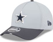 New Era Men's New Era Gray/Graphite Dallas Cowboys 2025 NFL Training Camp A-Frame 9FORTY Adjustable Hat