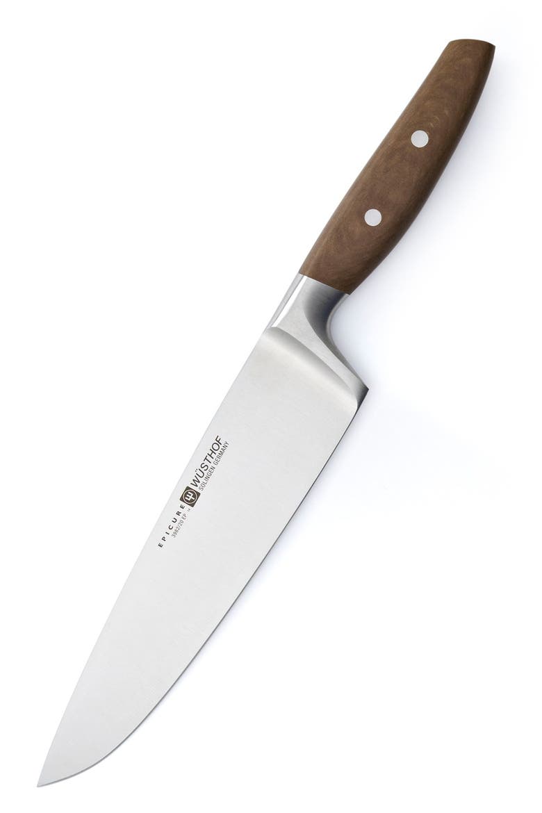 Epicure Stainless Steel Cook's Knife, Main, color, BLACK