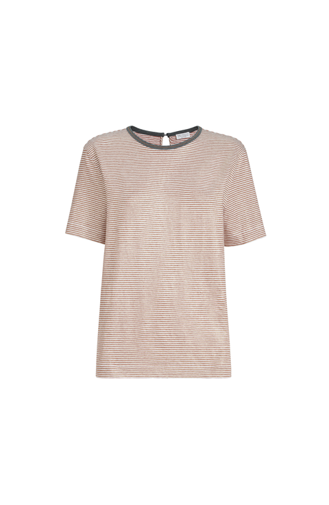 Striped jersey T-shirt