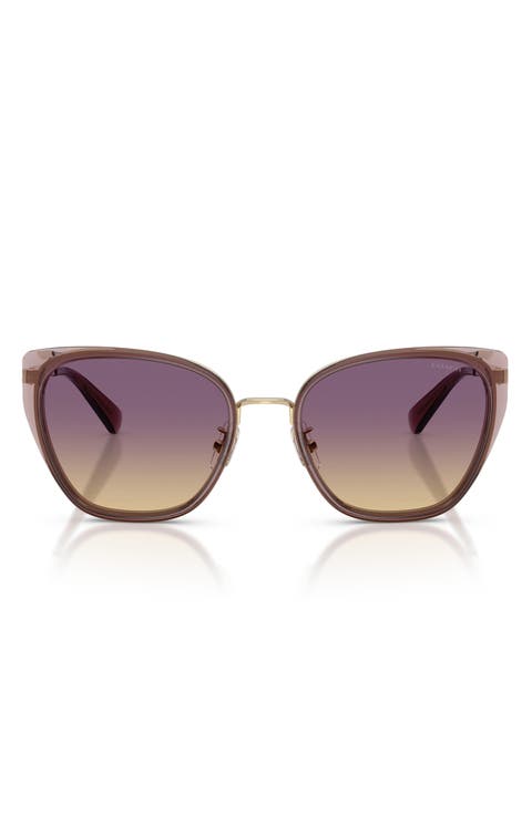 53mm Gradient Square Sunglasses