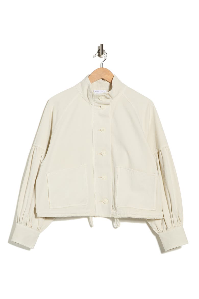 Canvas Twill Utility Jacket, Alternate, color, IVORY DOVE