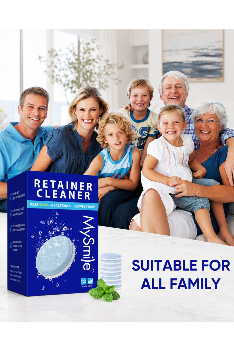 Retainer and Dental Appliance Cleaning Tablets, Alternate, color, Mint Blue