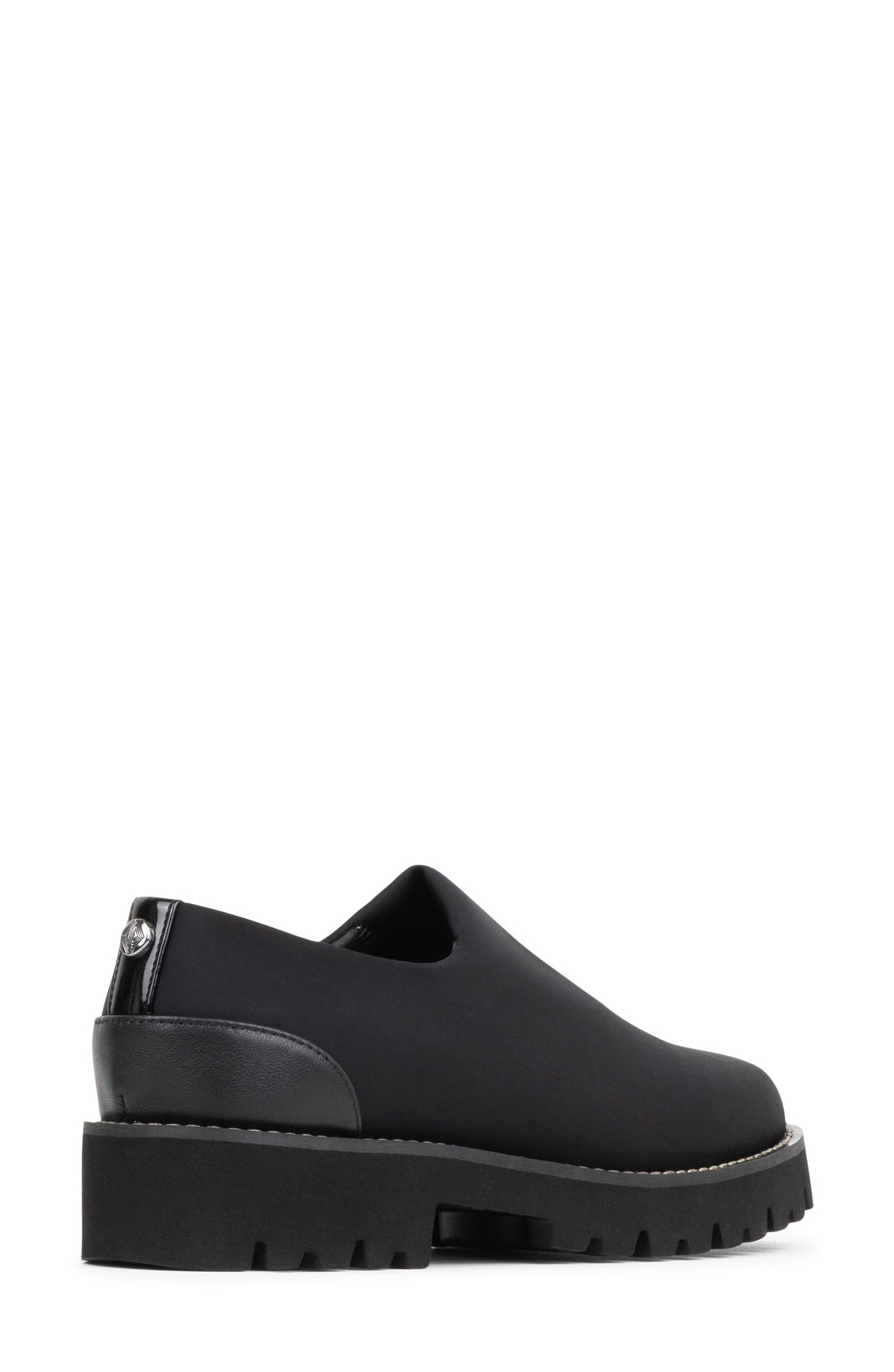 Taper Slip-On Walking Shoe, Alternate, color, BLACK