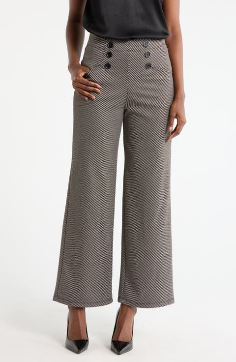 Sailor High Waist Wide Leg Pants