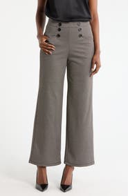 MAX STUDIO Sailor High Waist Wide Leg Pants