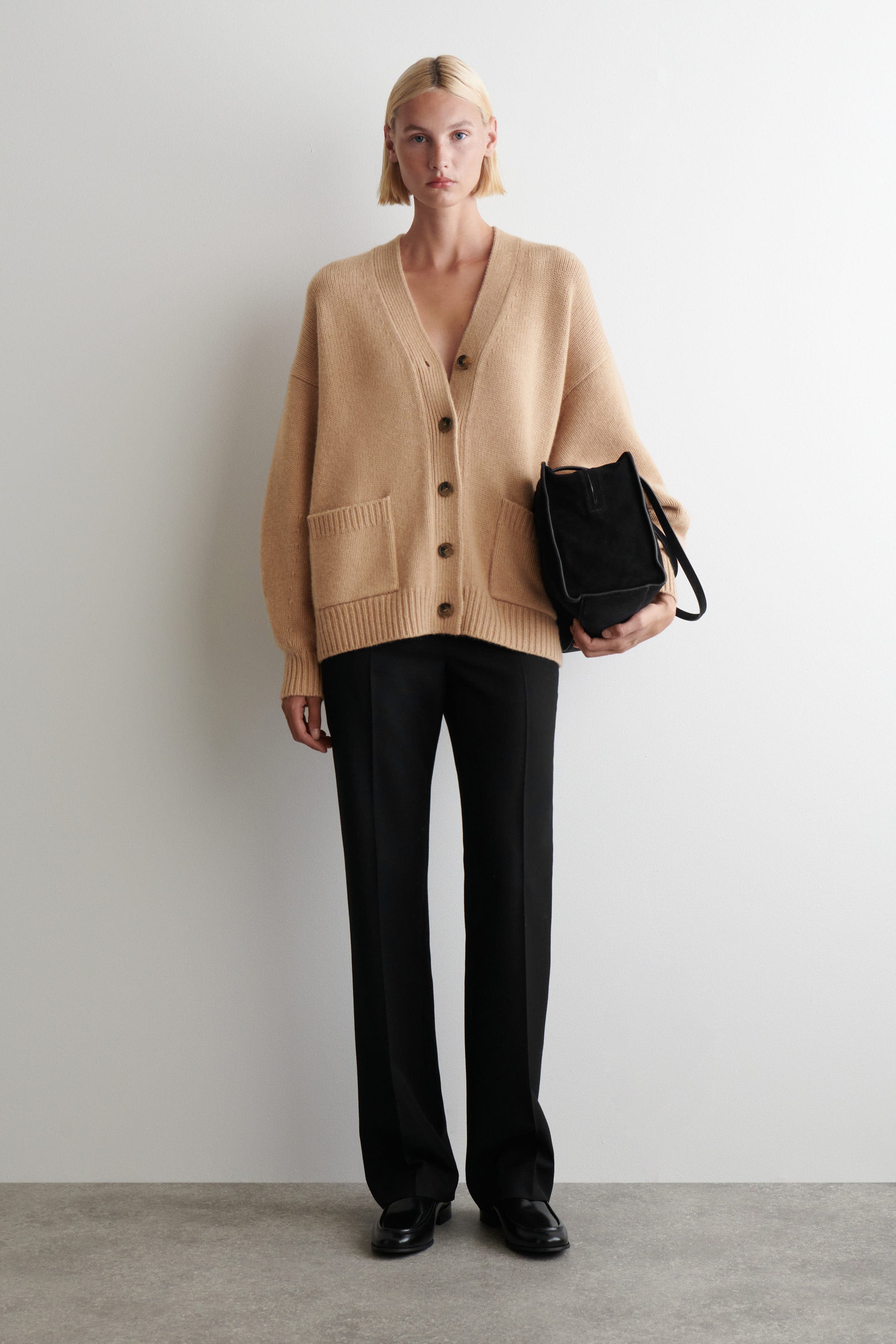 Oversized Merino Wool Cardigan - image 2