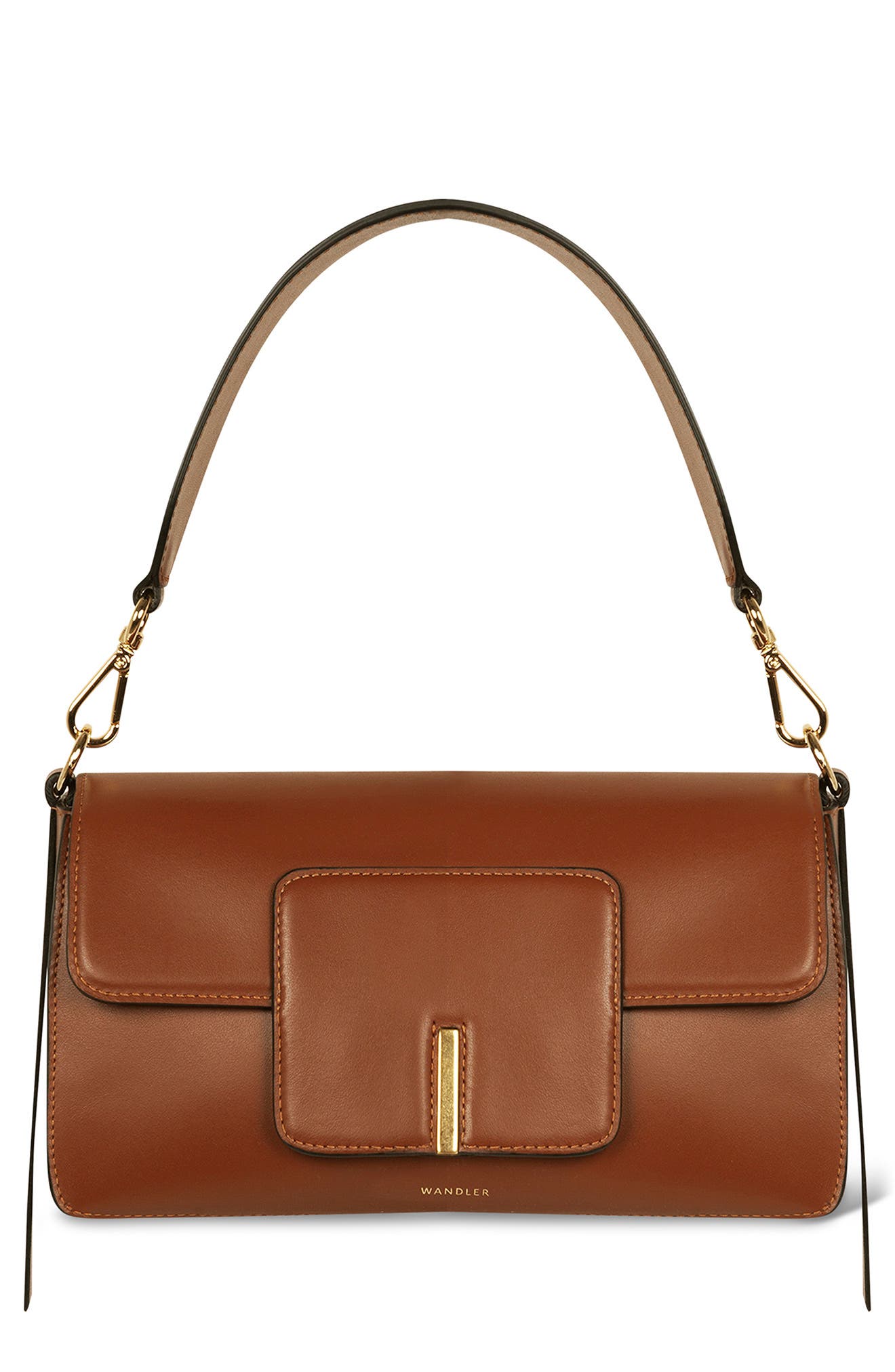 Wandler Georgia Leather Shoulder Bag, Main, color, 
