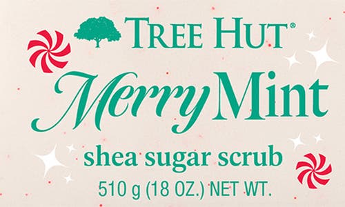 Tree Hut Merry Mint Shea Sugar Scrub In Transparent