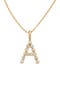  Gold Vermeil Initial A