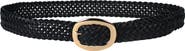 Linea Pelle Chunky Braided C-Bar Buckle Belt