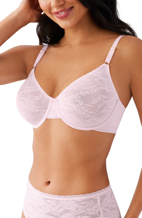 Wacoal High Profile Underwire Unlined Bra In Ballet Slipper