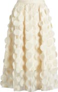 NIKKI LUND Kretsa Circle Appliqué Skirt