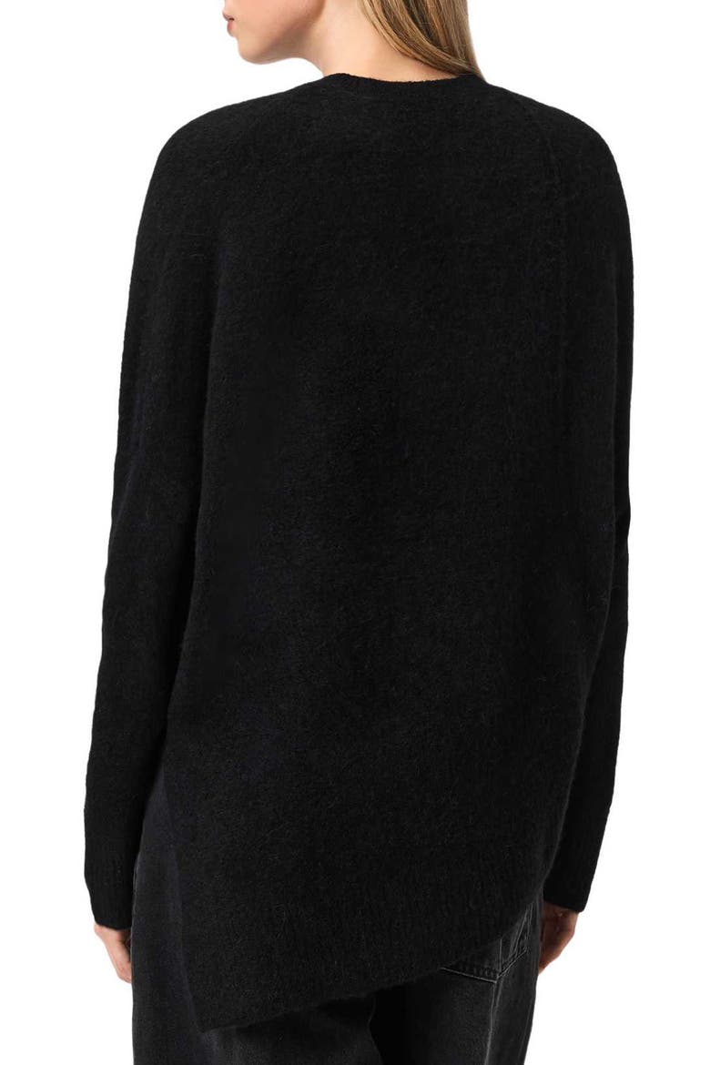Lock Merino Wool Blend Sweater, Alternate, color, BLACK