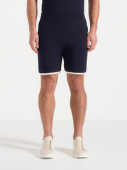Manière De Voir Regis Contrast Detail Knit Shorts