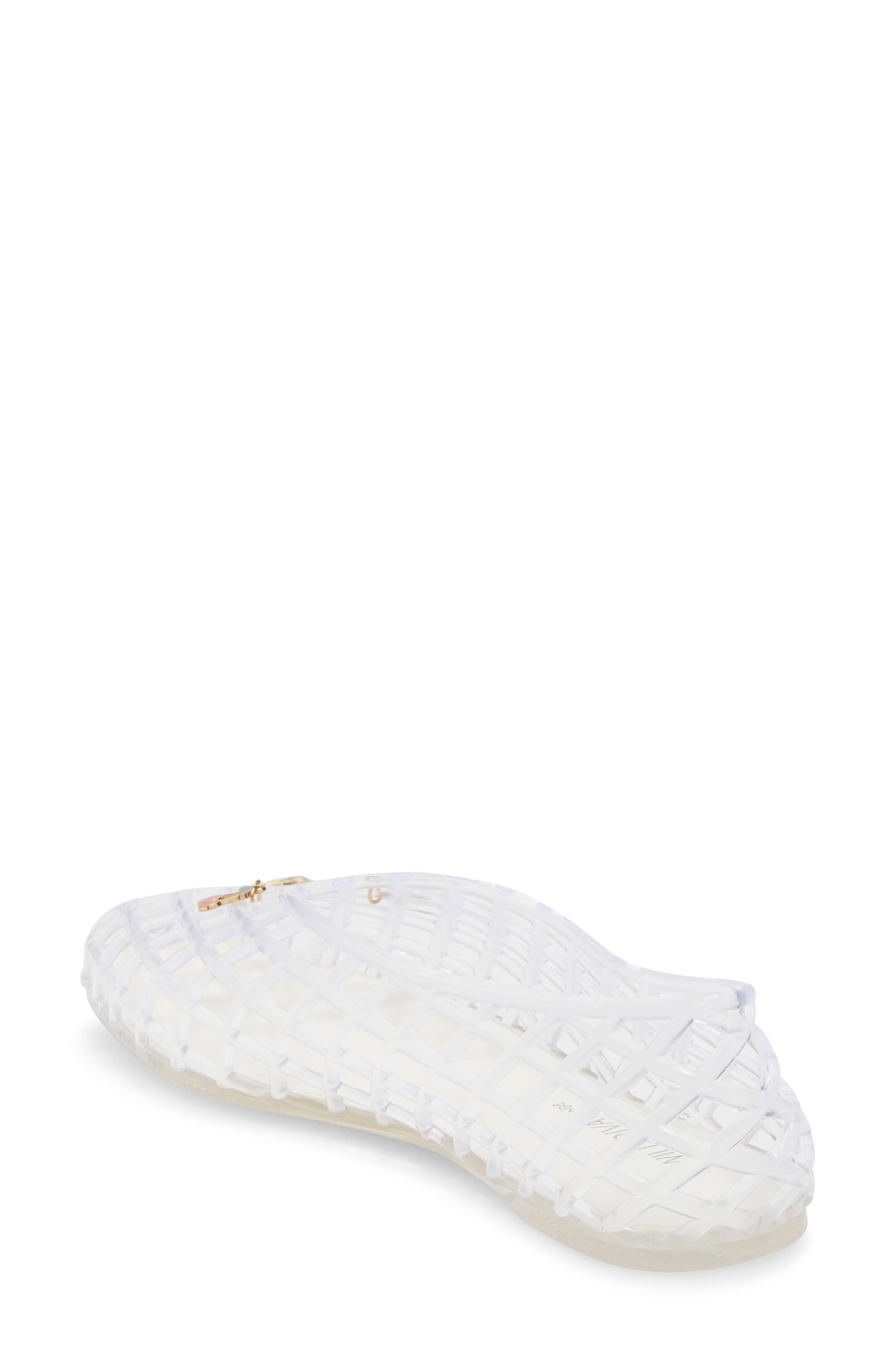 SUHANA JELLY FLATS, Alternate, color, CLEAR