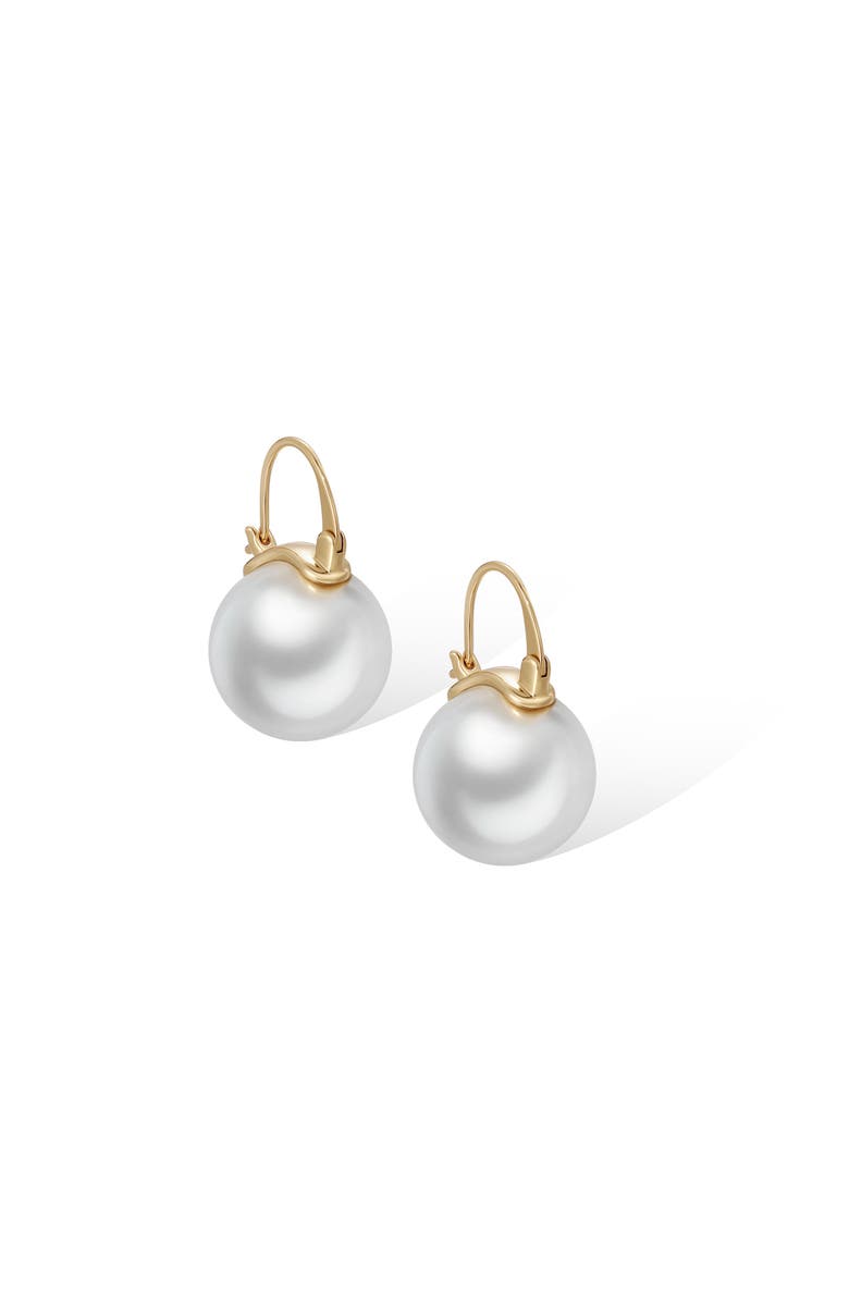 RETRO CHIC Retro Pearl Earrings, Main, color, White