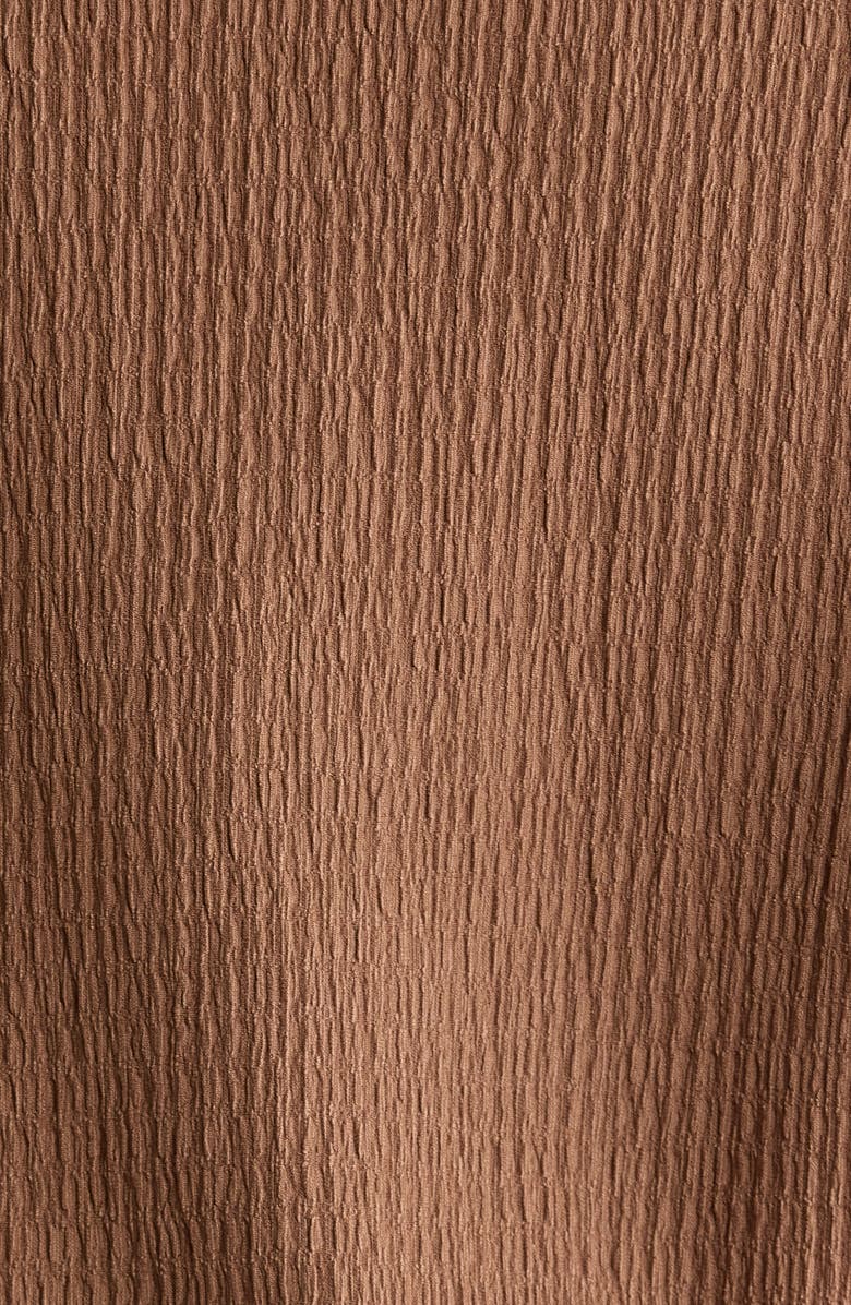 AK ANNE KLEIN Flutter Sleeve V-Neck T-Shirt, Alternate, color, Mushroom