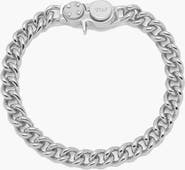 YOJ Loop Curb Chain Bracelet in Silver
