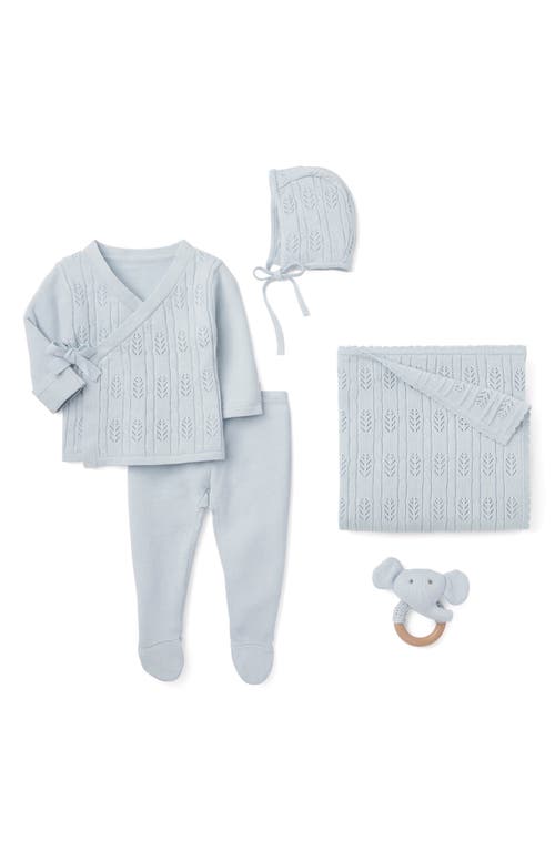 Elegant Baby Take Me Home Newborn Essentials Set in Lt Blue 