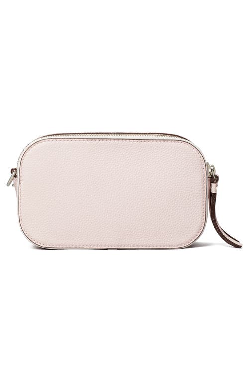 Tory Burch Miller Patent Border Mini Crossbody Bag Pale Pink In Pink