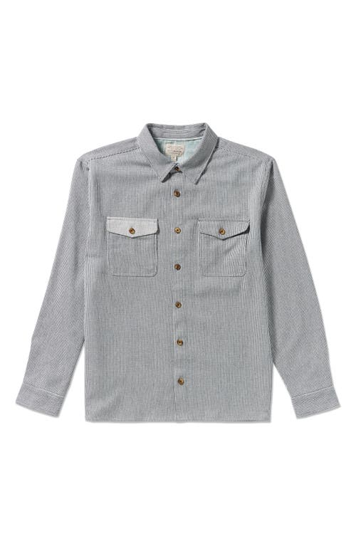 Billabong Austin Garage Corduroy Button-up Shirt In Gray