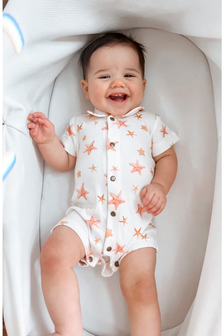 Starfish Organic Cotton Coveralls, Alternate, color, STARFISH