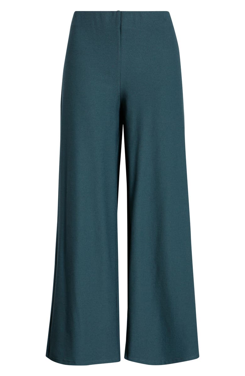 Eileen Fisher Ankle Wide Leg Pants, Alternate, color, Eucalyptus