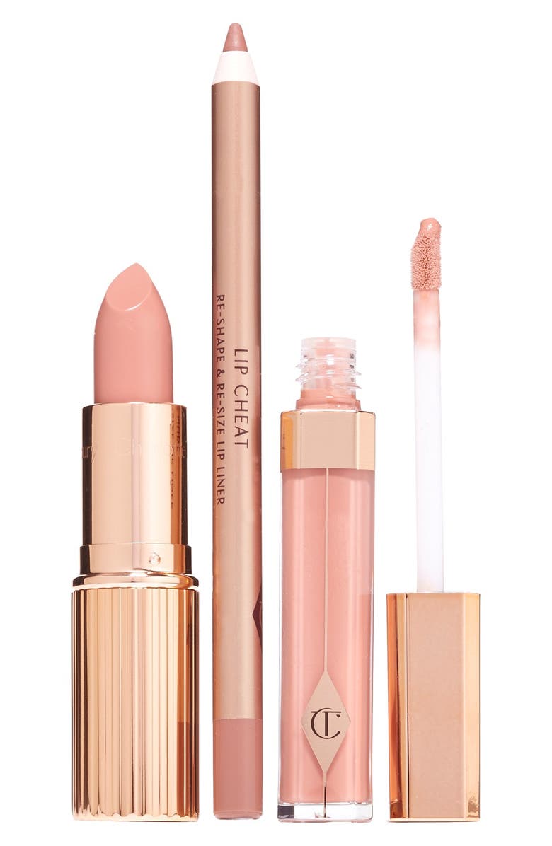Charlotte Tilbury The Perfect Nude Kiss Set, Main, color, 