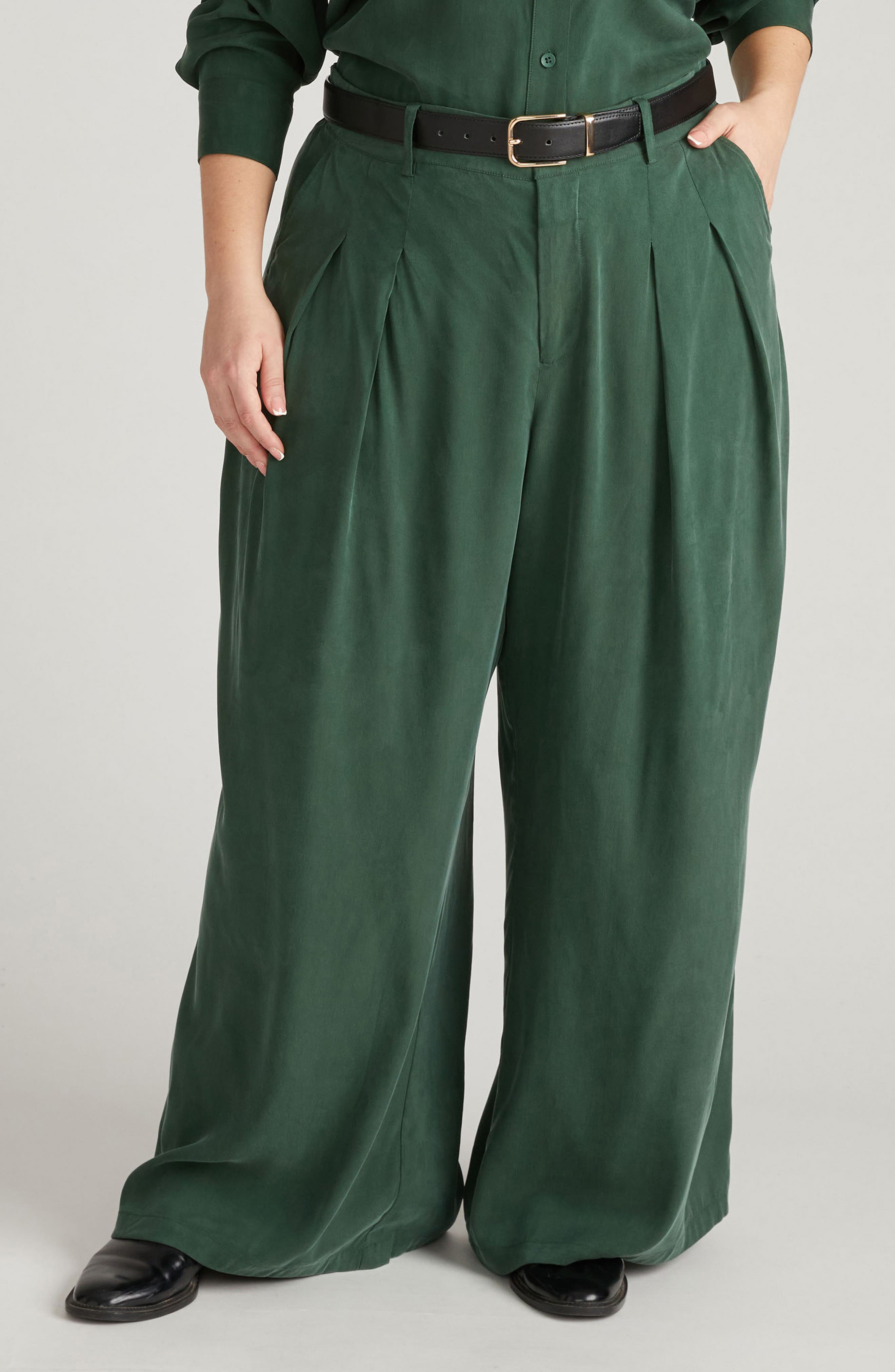 Cooling Cupro Wide Leg Pants - image 5