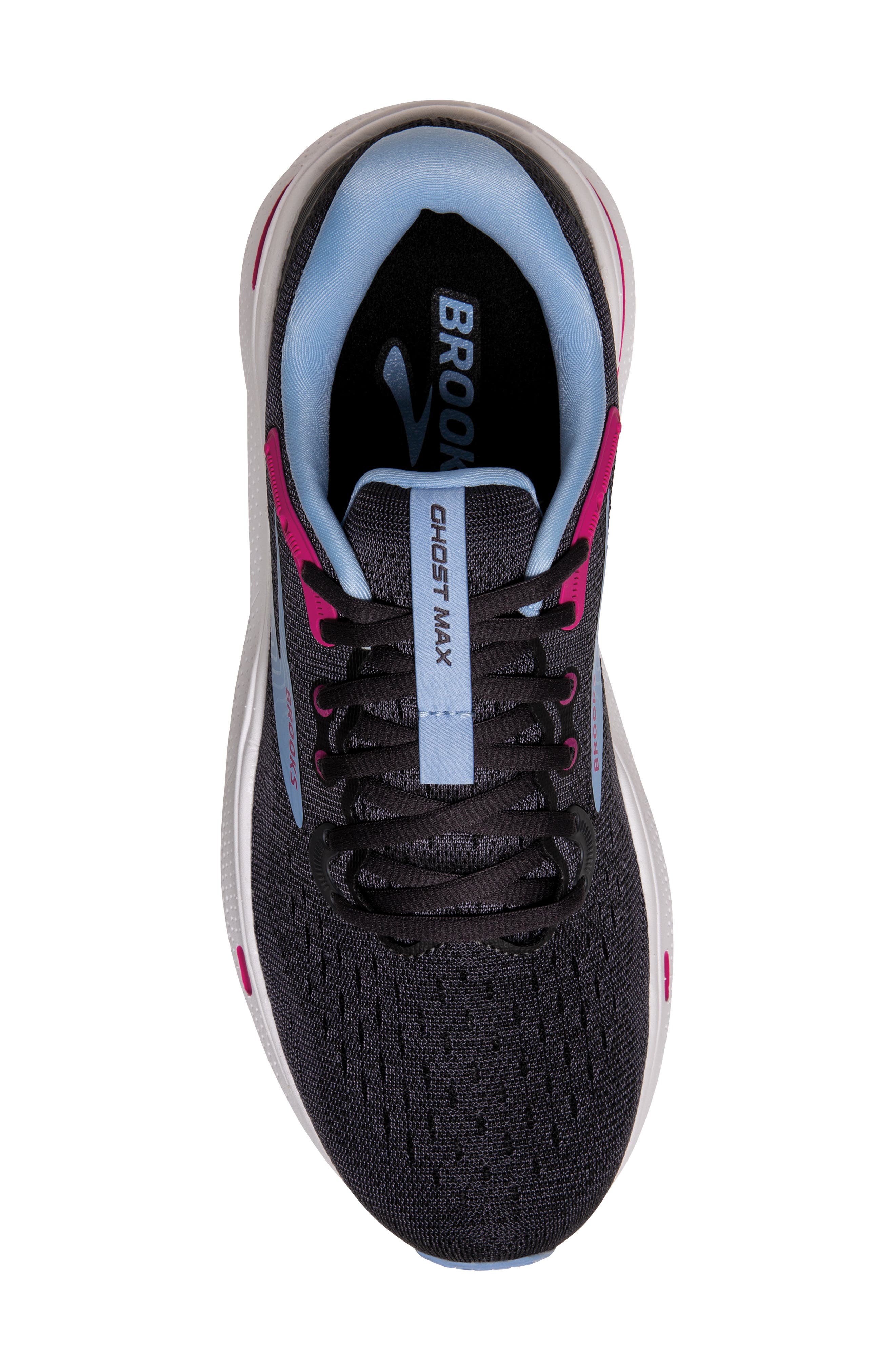 Brooks Ghost Max Running Shoe, Alternate, color, Ebony/ Open Air/ Lilac Rose