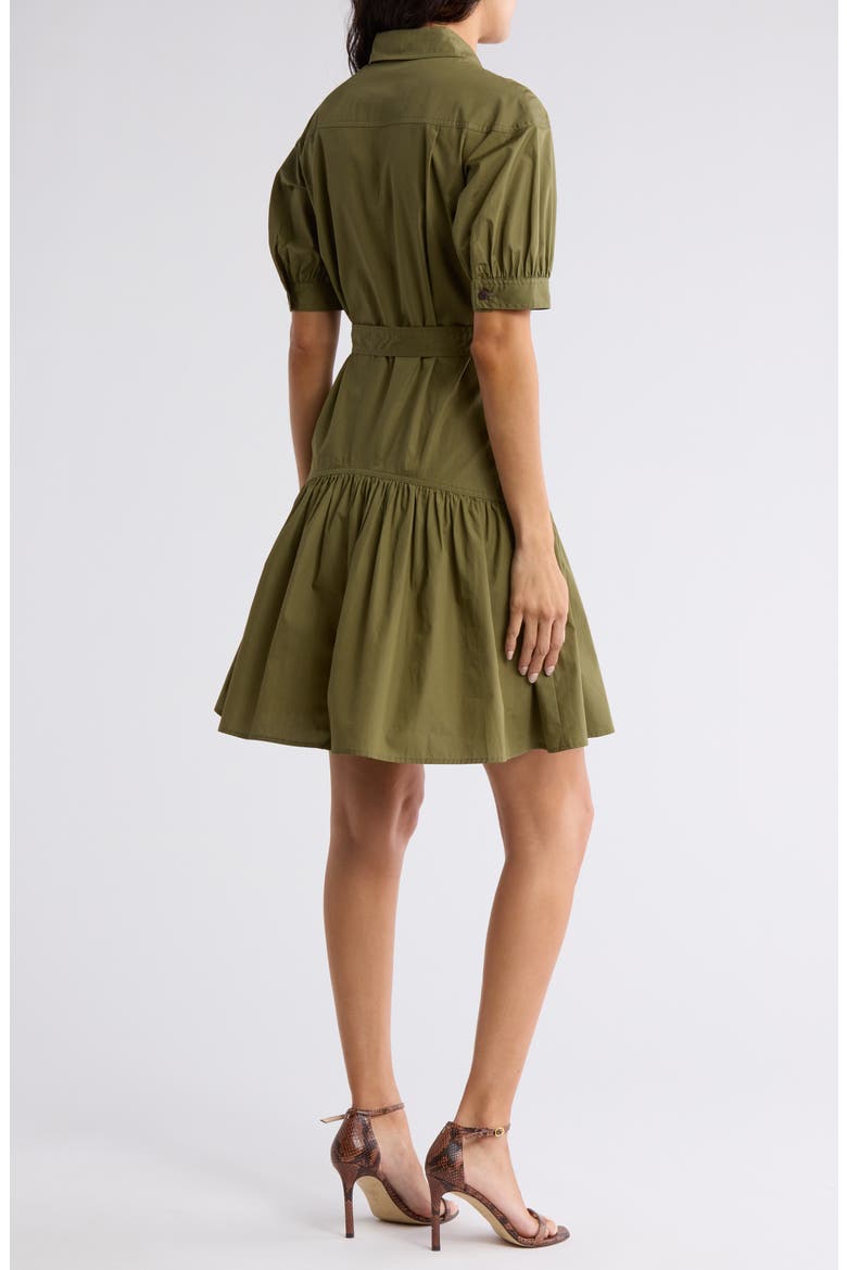 Luma Cotton A-Line Shirtdress, Alternate, color, HUNTER