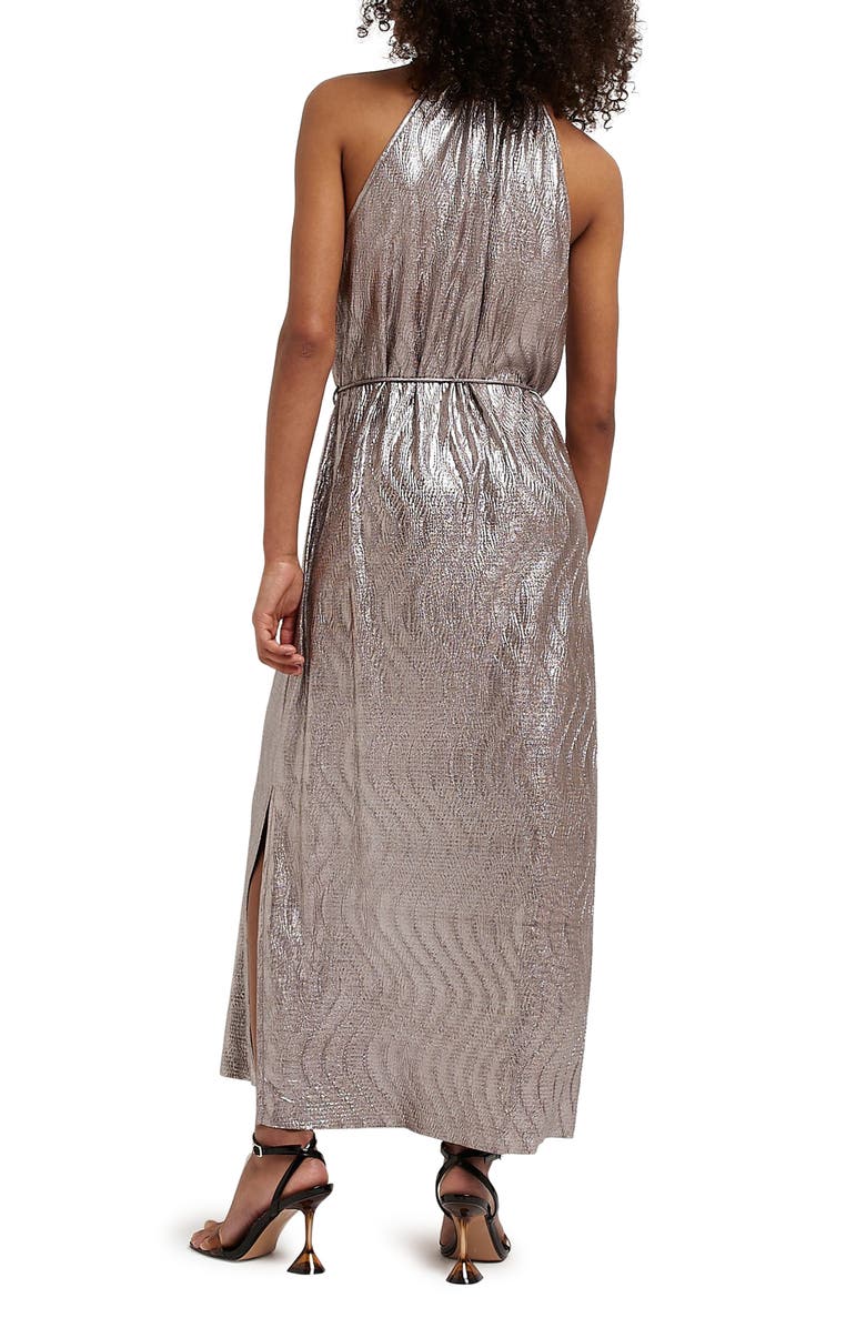 River Island Metallic Sleeveless Dress, Alternate, color, 