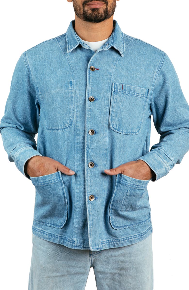 Imperfects Cunningham Denim Chore Jacket, Main, color,