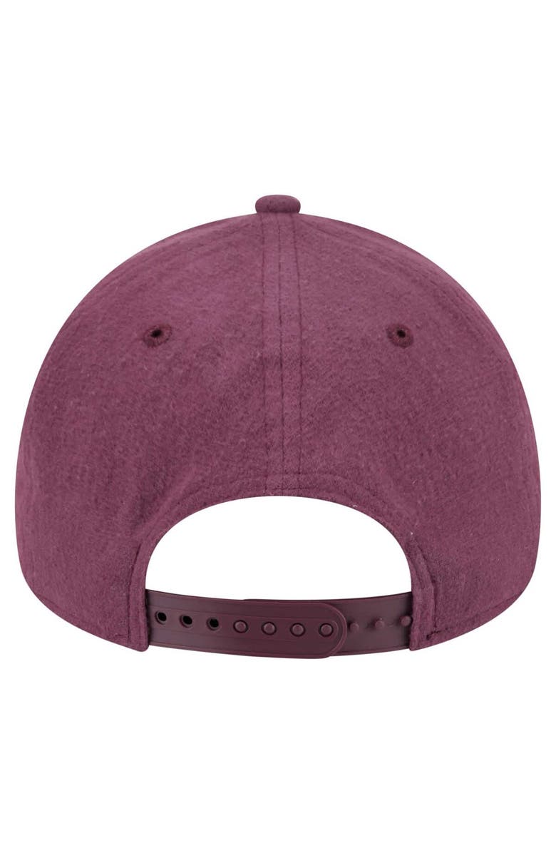 New Era Men's New Era Maroon Pittsburgh Pirates Moleskin A-Frame 9FORTY Adjustable Hat, Alternate, color, Maroon