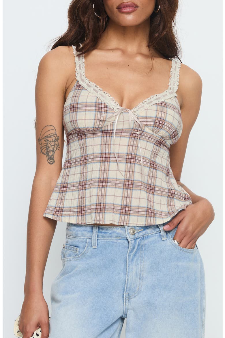 Pretty It Up Tie Detail Top, Main, color, MULTI