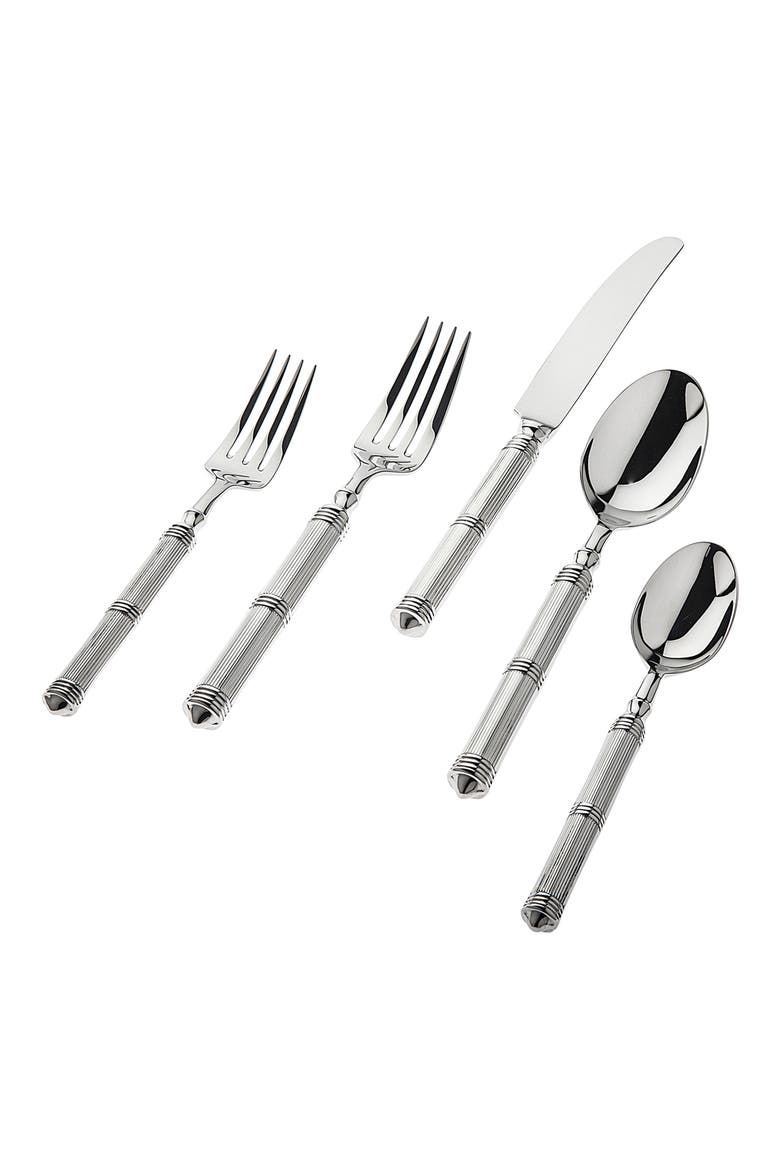 Castello 20-Piece Flatware Set, Alternate, color, SILVER