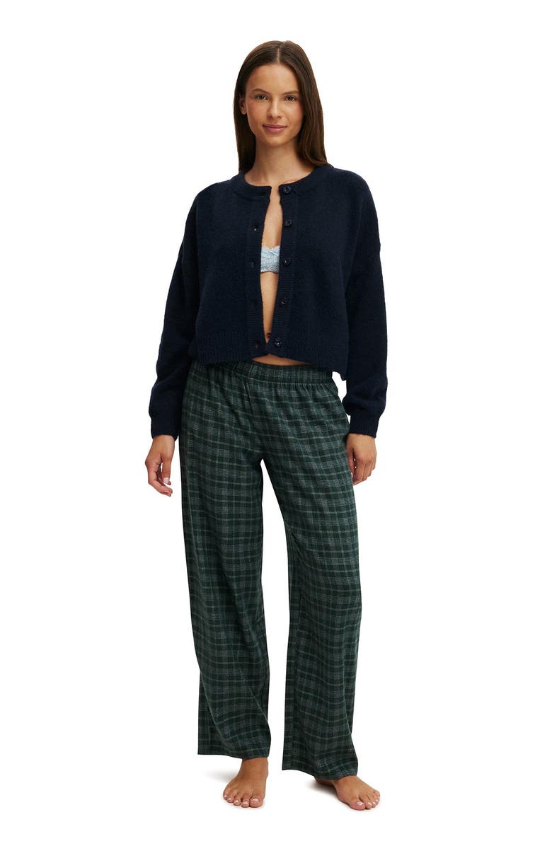 COTTON ON BODY Women's Flannel Barrel Leg Pant, Alternate, color, 