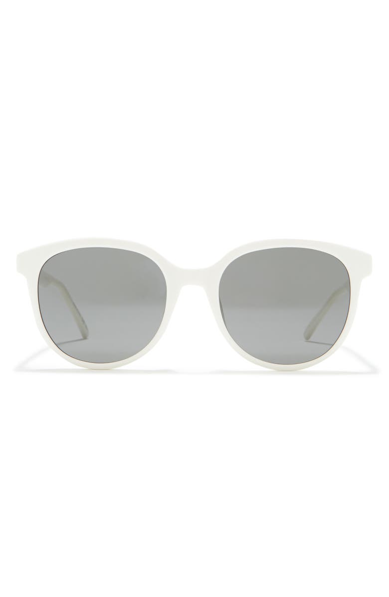 Saint Laurent 55mm Round Oval Sunglasses, Main, color,